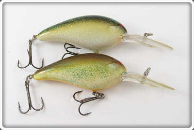 Vintage Bill Norman Green Back Glittler Deep Little N Lure 