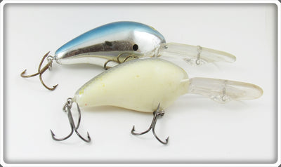 Vintage Bill Norman Chrome & Grey Scale Deep N Lure