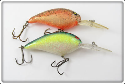 Norman Pumpkinseed & Green/Yellow Glitter Deep Little N Lure