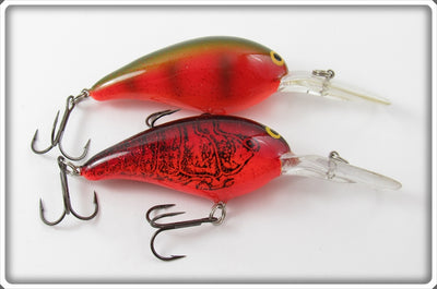 Vintage Bill Norman Red Crawdad Glitter Deep Little N Lure