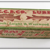 Vintage Creek Chub AL&W Pikie Scale Pikie Empty Lure Box