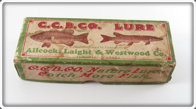 Vintage Creek Chub AL&W Pikie Scale Pikie Empty Lure Box