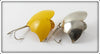Vintage Vibra Sonic Yellow & Chrome Baby Bat Lure