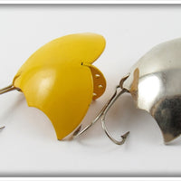 Vintage Vibra Sonic Yellow & Chrome Baby Bat Lure