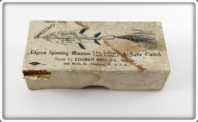 Edgren Mfg Co Edgren Spinning Minnow Empty Box Lid