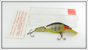 Vintage Hubbard Perch Sparkle Tail Lure In Box 