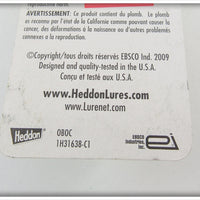 Heddon Bullfrog Crazy Crawler Sealed On Card