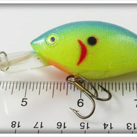 Luhr Jensen Chartreuse Shad Crystal Hot Lips 1/2