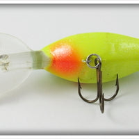 Luhr Jensen Chartreuse Shad Crystal Hot Lips 1/2