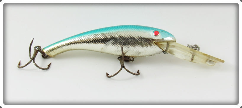 Vintage Cordell Chrome & Blue Wally Diver 7 10 Lure