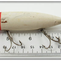 South Bend Red Head White No Eye Bass Oreno