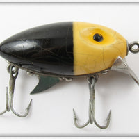 Vintage Clark's Black White Head Water Scout Lure 802