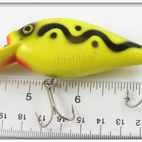 Arbogast Yellow Snake Line Pug Nose In Box