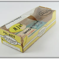 Arbogast Yellow Snake Line Pug Nose In Box