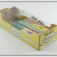 Arbogast Yellow Snake Line Pug Nose In Box