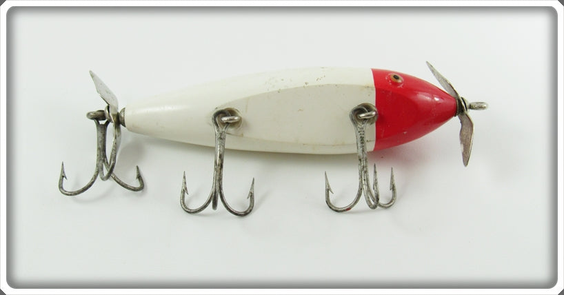 Vintage Creek Chub Red & White Injured Minnow Lure