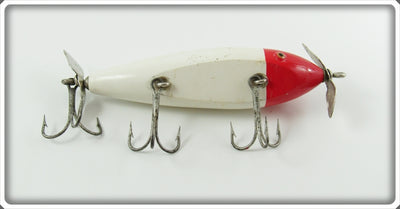 Vintage Creek Chub Red & White Injured Minnow Lure