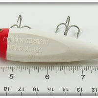 Creek Chub Red & White Injured Minnow