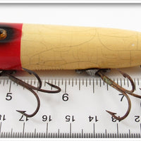 Heddon Red & White Tack Eye Lucky 13
