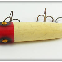 Heddon Red & White Tack Eye Lucky 13