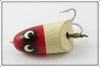 Vintage Fury Mfg Co Red & White Fly Rod Fury Flyrod Lure