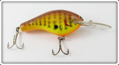 Vintage Bagley Crayfish On Chartreuse DB3 Divin' B 3 Lure