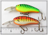 Bomber Fire Tiger & Red Crawdad Flat A Pair