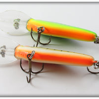 Bomber Fire Tiger & Red Crawdad Flat A Pair