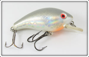Vintage Mann's Bait Co Grey Holograph Baby 1- Lure 