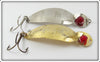 Vintage Lucky Strike Red Eye Spoon Lure 