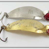 Vintage Lucky Strike Red Eye Spoon Lure 