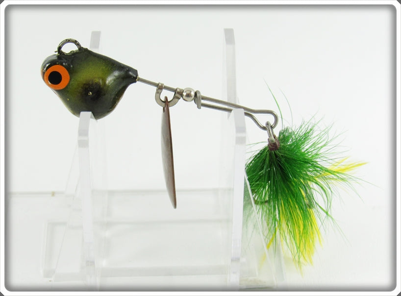 Vintage Bomber Frog Spot Bushwhacker In Tube Lure