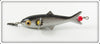 Vintage Persal Mfg Co Grey & Black Minnow Lure 