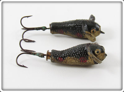 Vintage Rublex Hard Rubber Devon Minnow Type Lure Pair