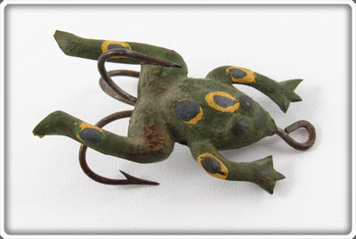 Vintage Unknown Hard Rubber Fly Rod Frog Lure