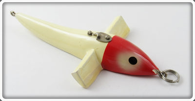 Vintage Boone Bait Co Red & White Bird Salesman Sample Lure