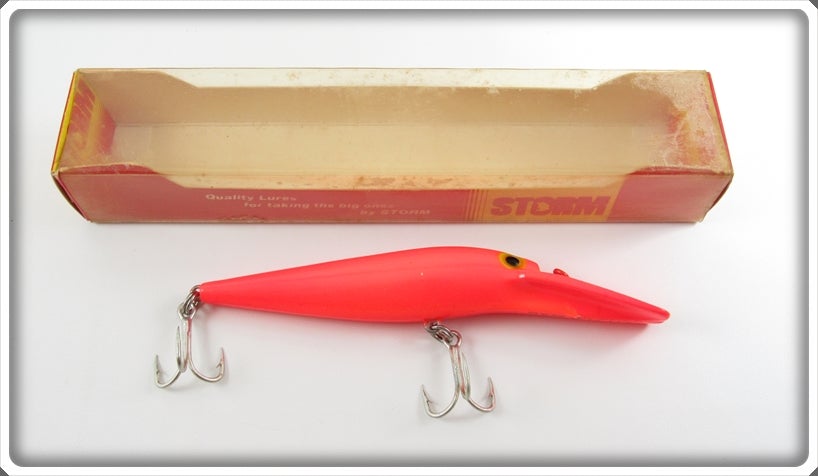 Storm Fluorescent Orange Little Mac Lure In Box
