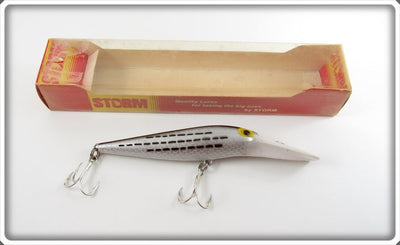 Vintage Storm Silver Black Little Mac Lure In Box