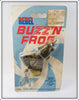 Vintage Rebel Buzz'N Frog Lure Sealed On Card