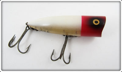 Heddon Red Head White Chugger Spook