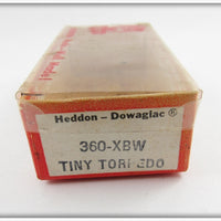 Heddon Black Shore Tiny Torpedo In Correct Box