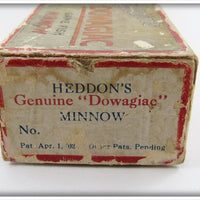 Heddon Dowagiac Game Fish Minnow Empty Box
