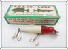 Creek Chub Red & White Baby Pikie In Correct Box 902