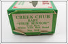 Creek Chub Red & White Baby Pikie In Correct Box 902