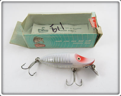 Heddon Red & White Shore Tiny Floating Runt In Correct Box