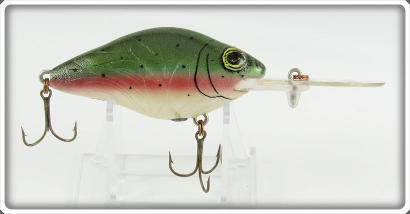 Vintage Lazy Ike Corp Rainbow Trout Natural Ike Lure 