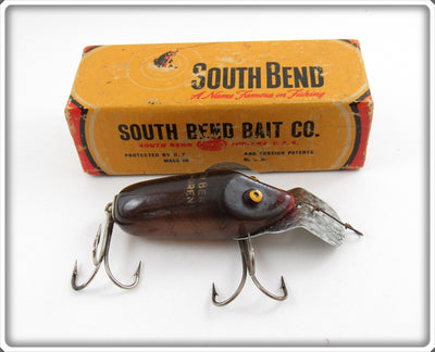 South Bend Pike Scale Finish Dive Oreno In Correct Box 952 P