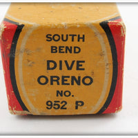 South Bend Pike Scale Finish Dive Oreno In Correct Box 952 P