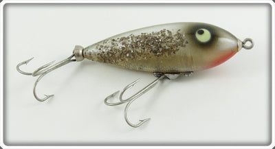 Vintage Heddon Silver Flitter Baby Zara Lure