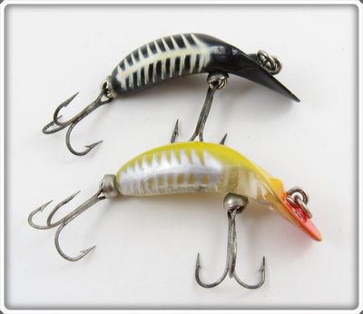 Heddon Yellow Shore & Black Shore Tiny Tad Pair